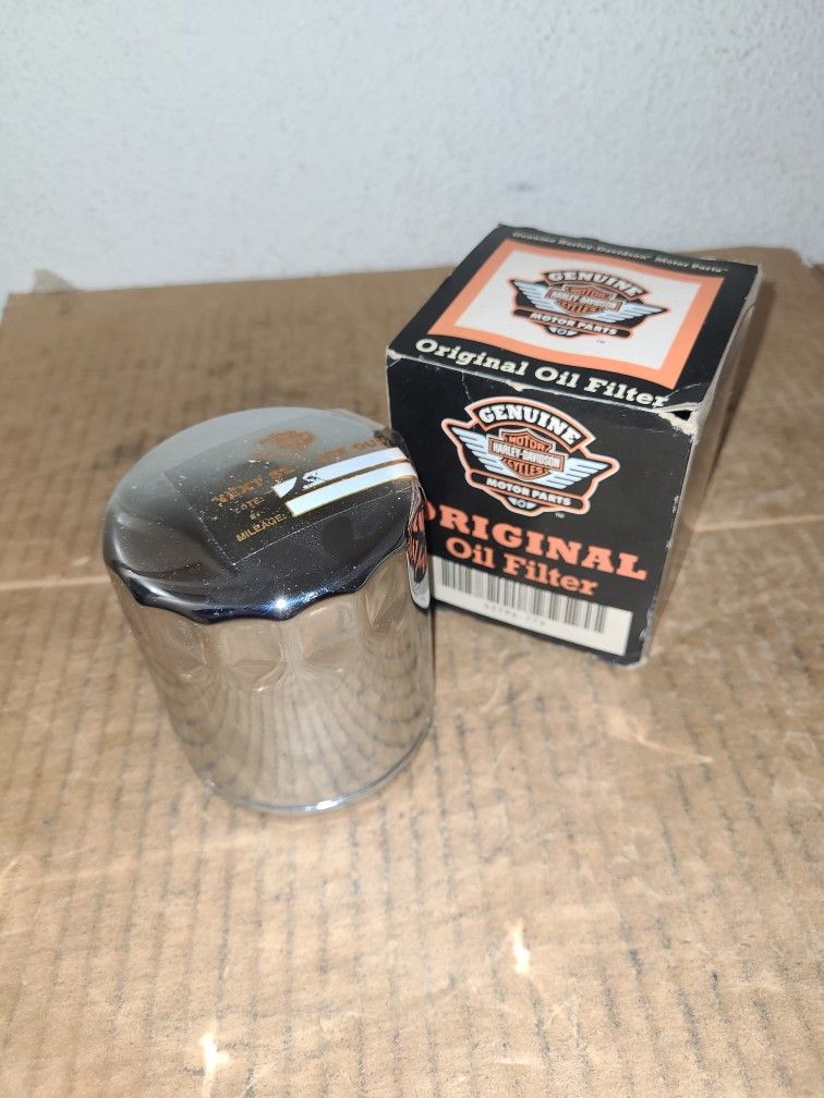 Harley-Davidson Original Chrome Oil Filter