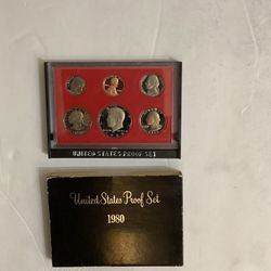 1980 Coin Proof Set 