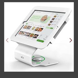 Pinikox Kiosk POS Tablet Stand Compatible With IPad Air 1, Air 2, Pro 9.7, IPad 5th, IPad 6th, Business Desktop Retail Tablet Stand With 360° Swivel B