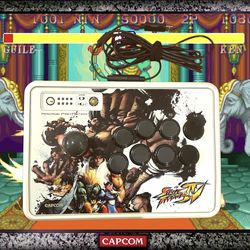 Mad Catz Street Fighter IV Arcade FightStick Xbox 360  EUC Tested & Fully Functional