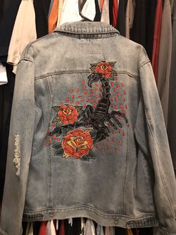 Embroidered Denim Jacket