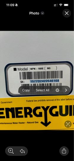 Navien tankless water heater