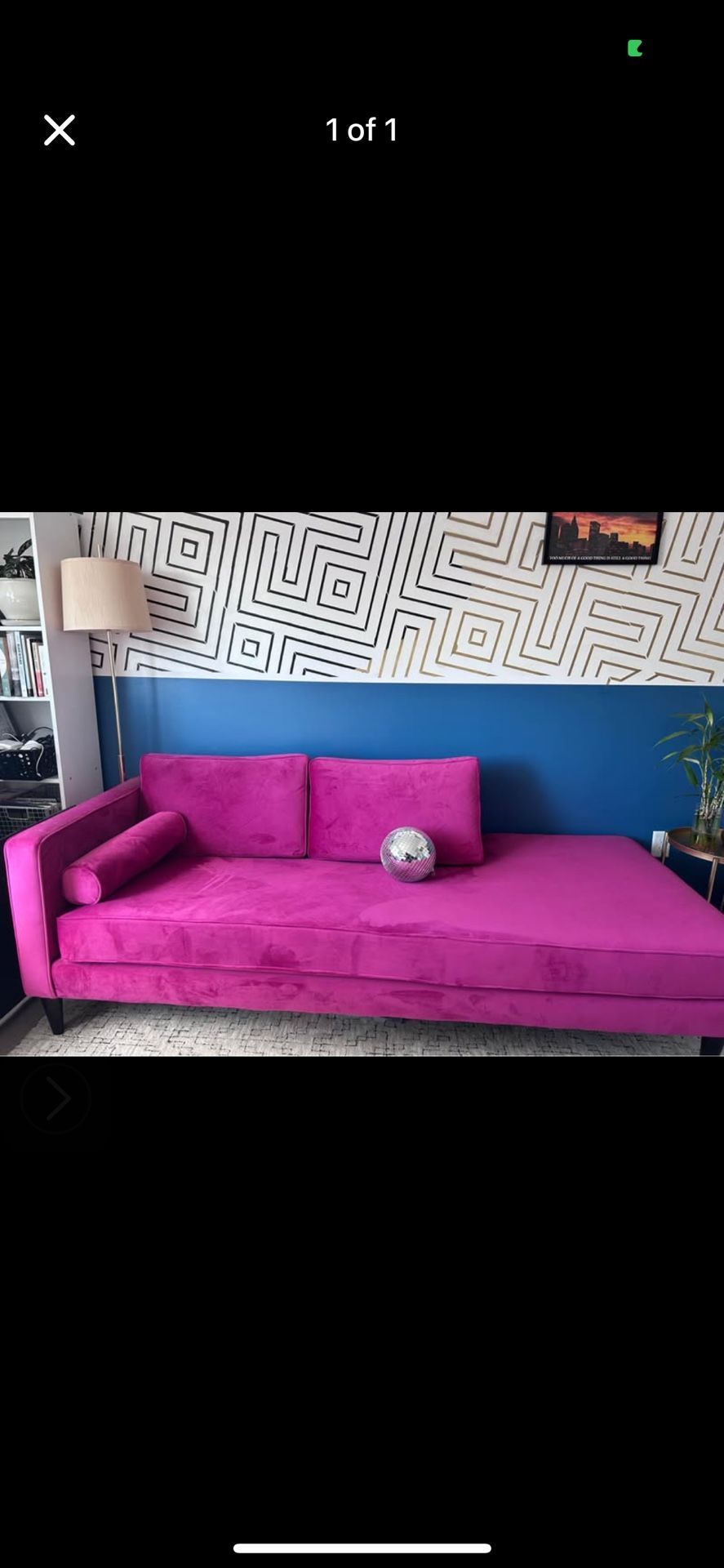 CB2 Chaise Sofa