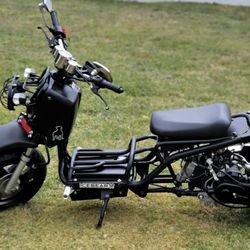Black 2020 DAIX Moped,  Model -PMZ50-22, 49.5CC