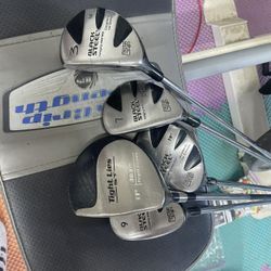 Lefty Golf Clubs Woods Hybrid Driver