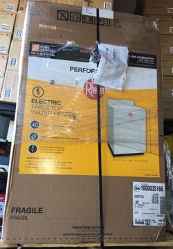 Rheem Performance 40 Gal. Table Top 6 Year 4500-Watt Element Electric Tank Water Heater