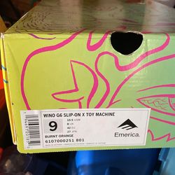 Toy Machine Emerica Slip On Size 9