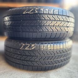 225/55/18 Firestone All Season X2 Used Like New