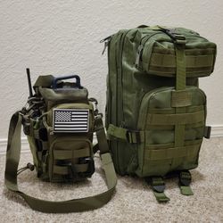 Assault Pack, Water Bottle Holder