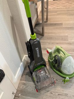 Bissell TurboClean PowerBrush Pet Carpet Cleaner and Little Green
