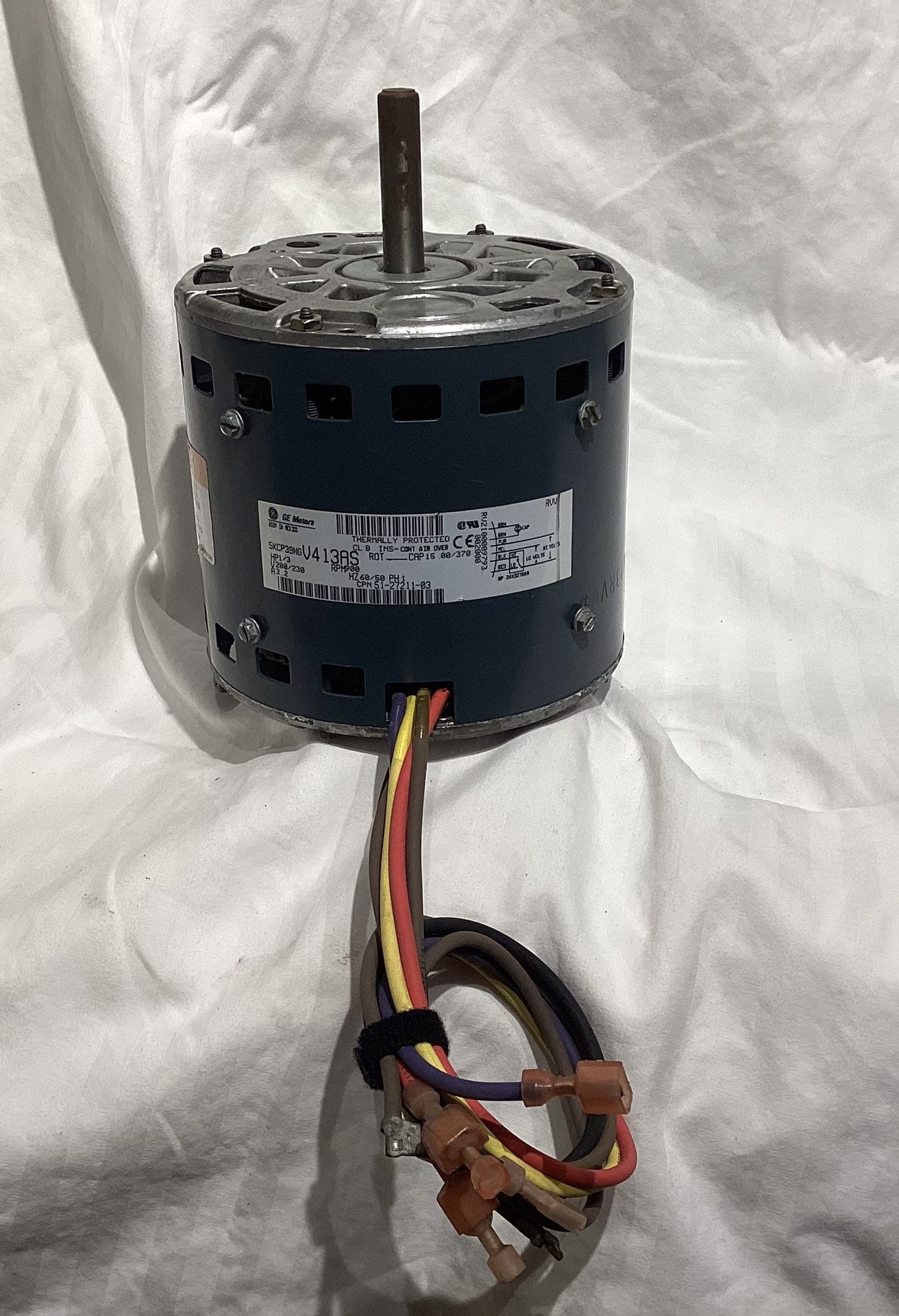 GE Blower Motor 5KCP39NG V413AS 1/3 HP RPM 900 CPN51-27211-03