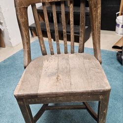 Vintage Banker's Office Oak Desk Chair