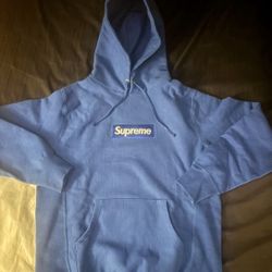 Supreme Hoodie Royal Blue