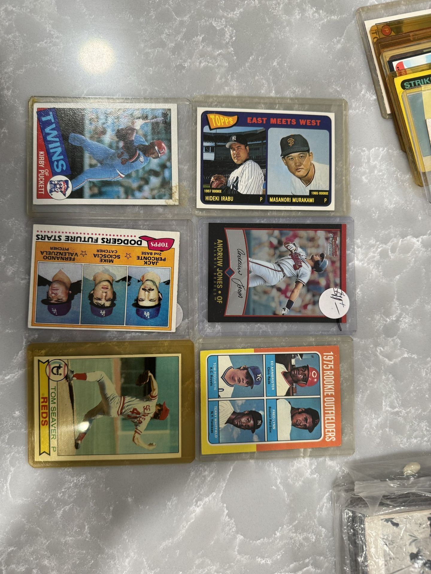 Old Baseball Card And Coin Collection