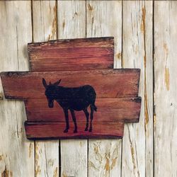 Wall Hanging Sign With Mule