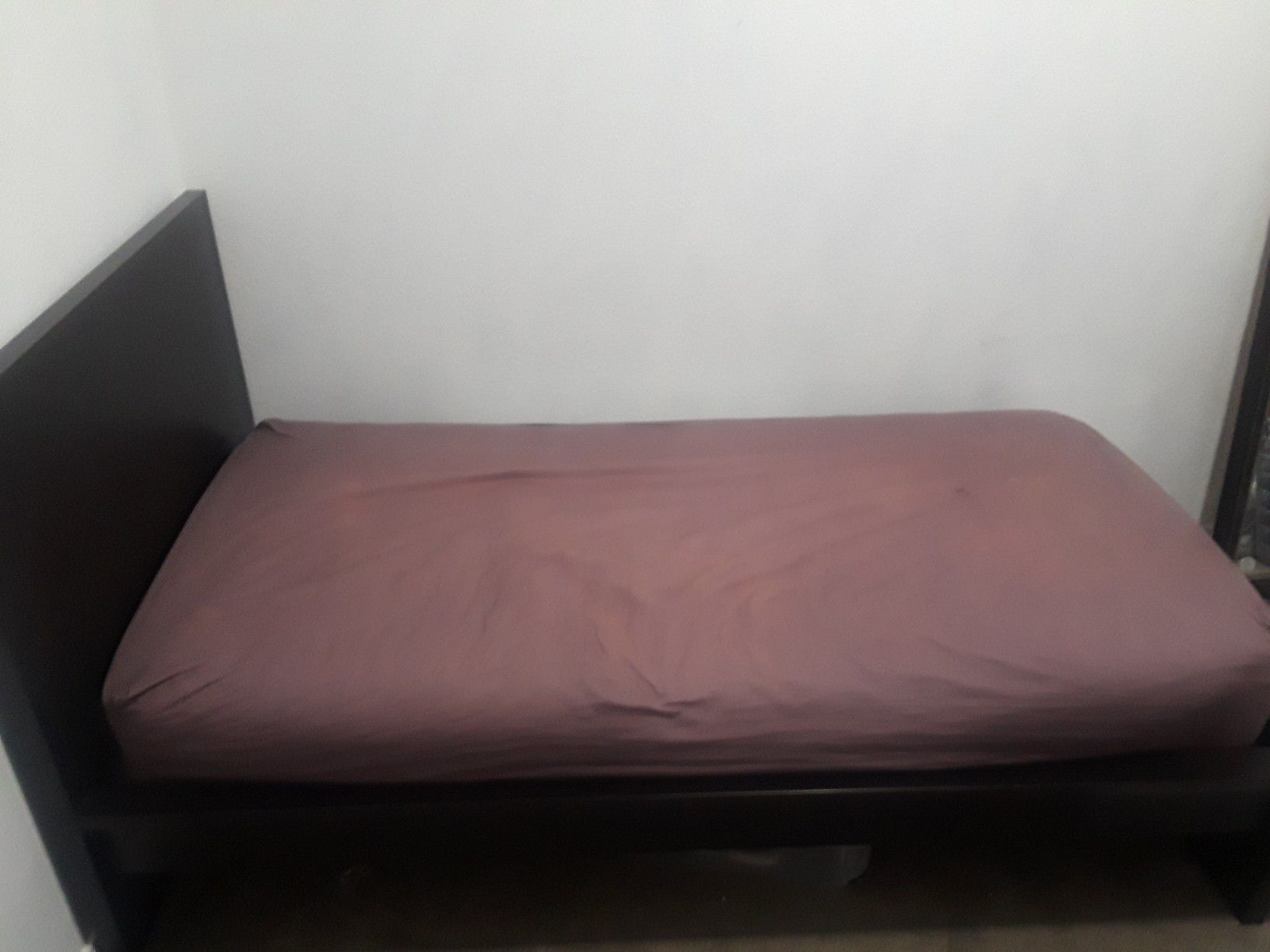Black Twin size bed