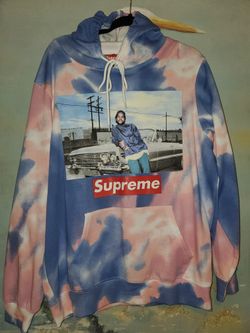 SUPREME BUBBLE GUM CAMO HOODY Xl