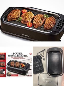 Power Smokeless Grill Indoor Electric BBQ Grill