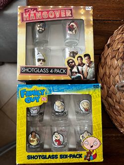 The Hangover & Family Guy Shot Glass Sets