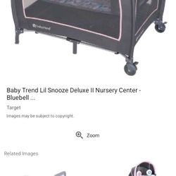 Baby Trend Little Snooze Deluxe Nurseries Center