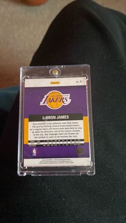 LeBron James card