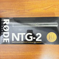 RØDE NTG-2 Dual Powered Directional Condenser Microphone with Accessories