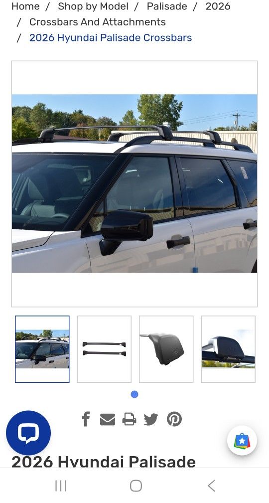 Hyundai Palisades 2026 Roof Rack