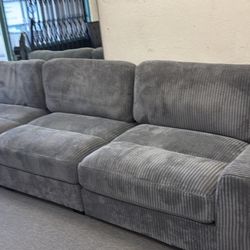 New 127’ Corduroy Couch / Free Delivery 