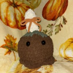Crochet Plushie Chocolate Caramel Apple 