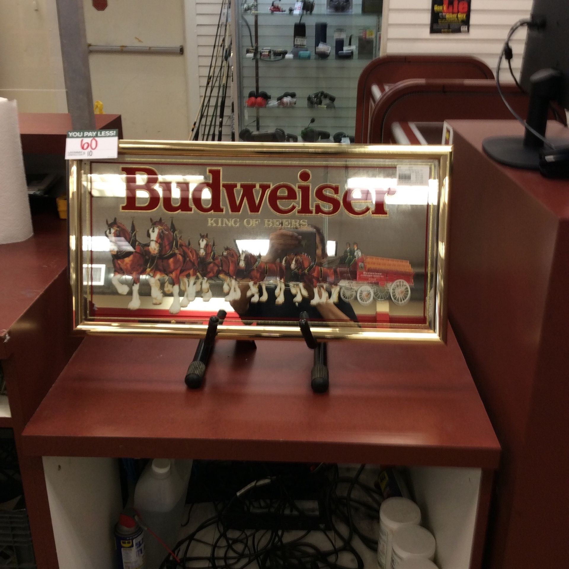 Signs. Budweiser