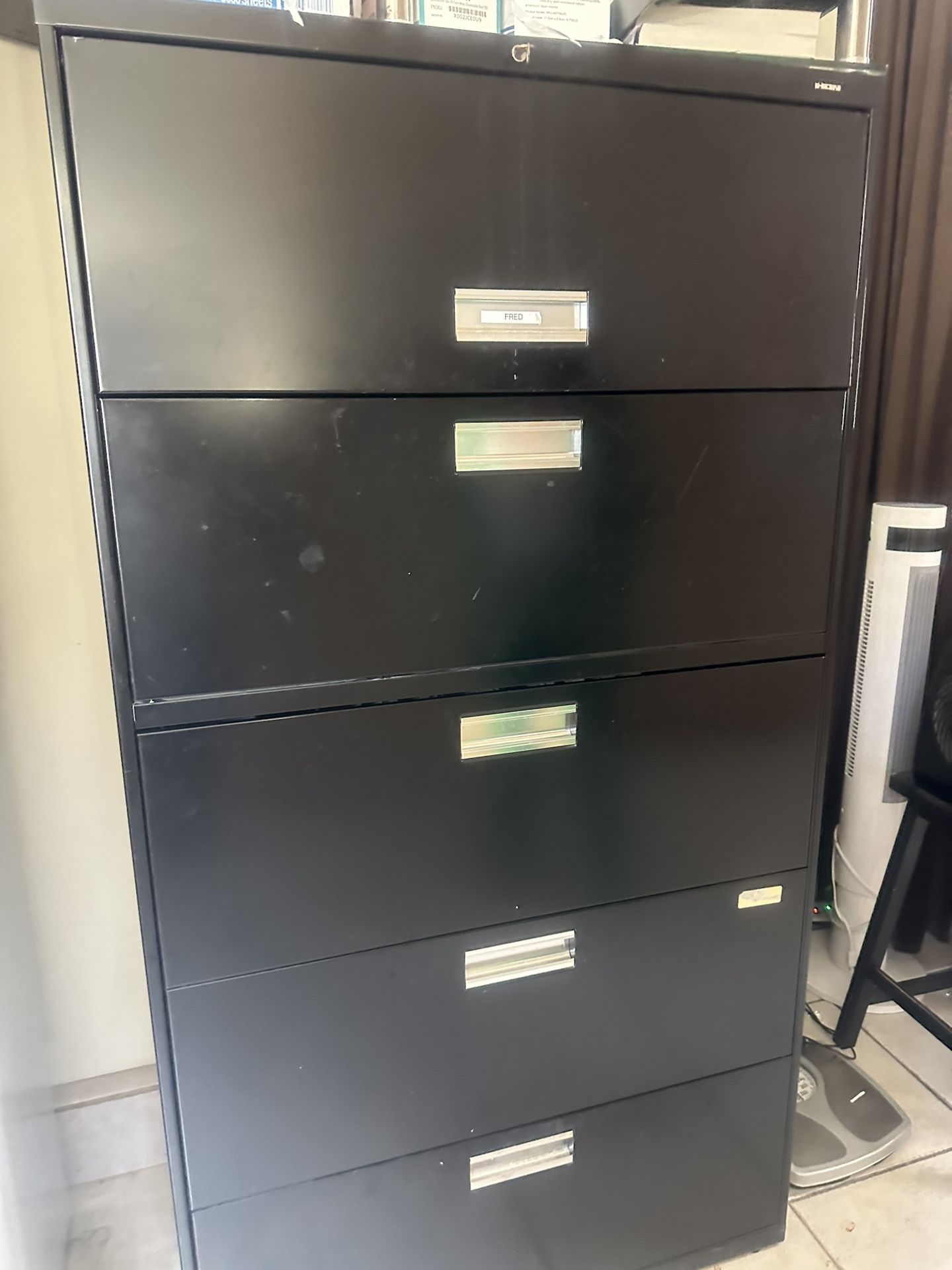 5 Drawer Metal File Cabinet