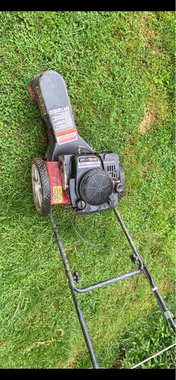 Lawn mower weed trimmer