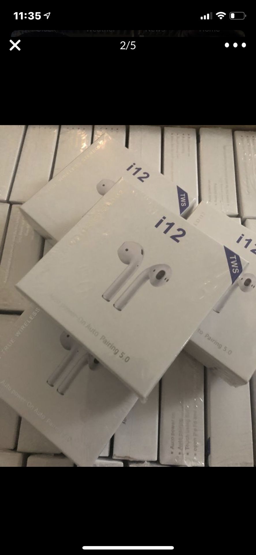 i12 Wireless headphones