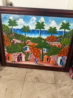 Haitian art 46"x37"