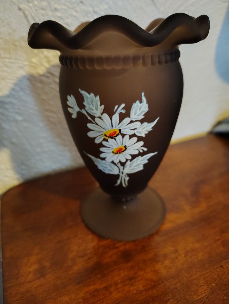 Fluted Satin Vase