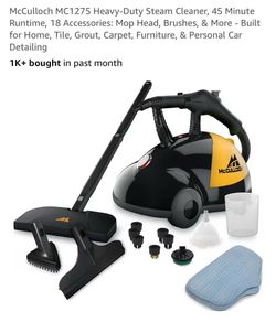 McCulloch MC1275 Heavy Duty Steam Cleaner