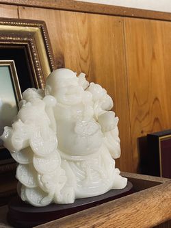 Lucky Laughing Buddha Statue – Feng Shui Wealth Decor | Retails $60