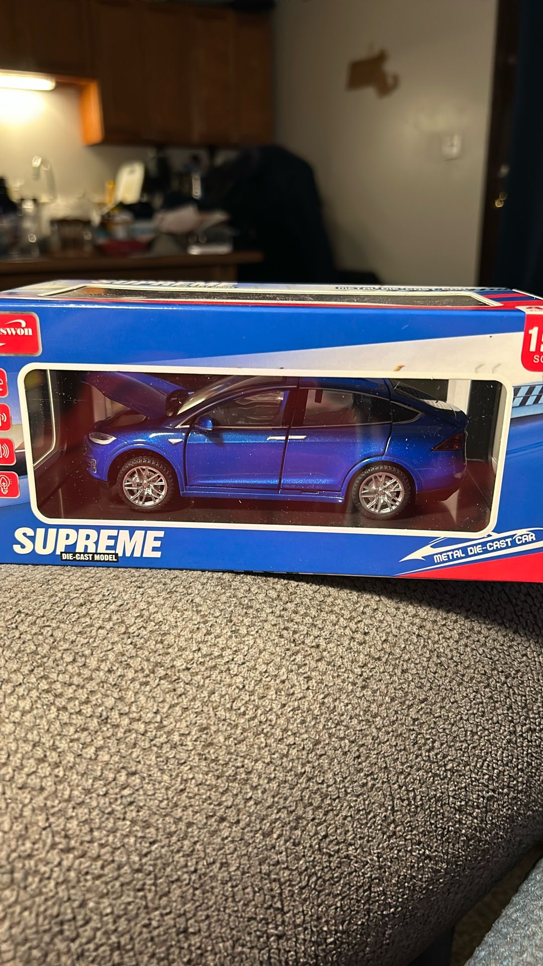 Diecast Tesla Car 1/32 Scale