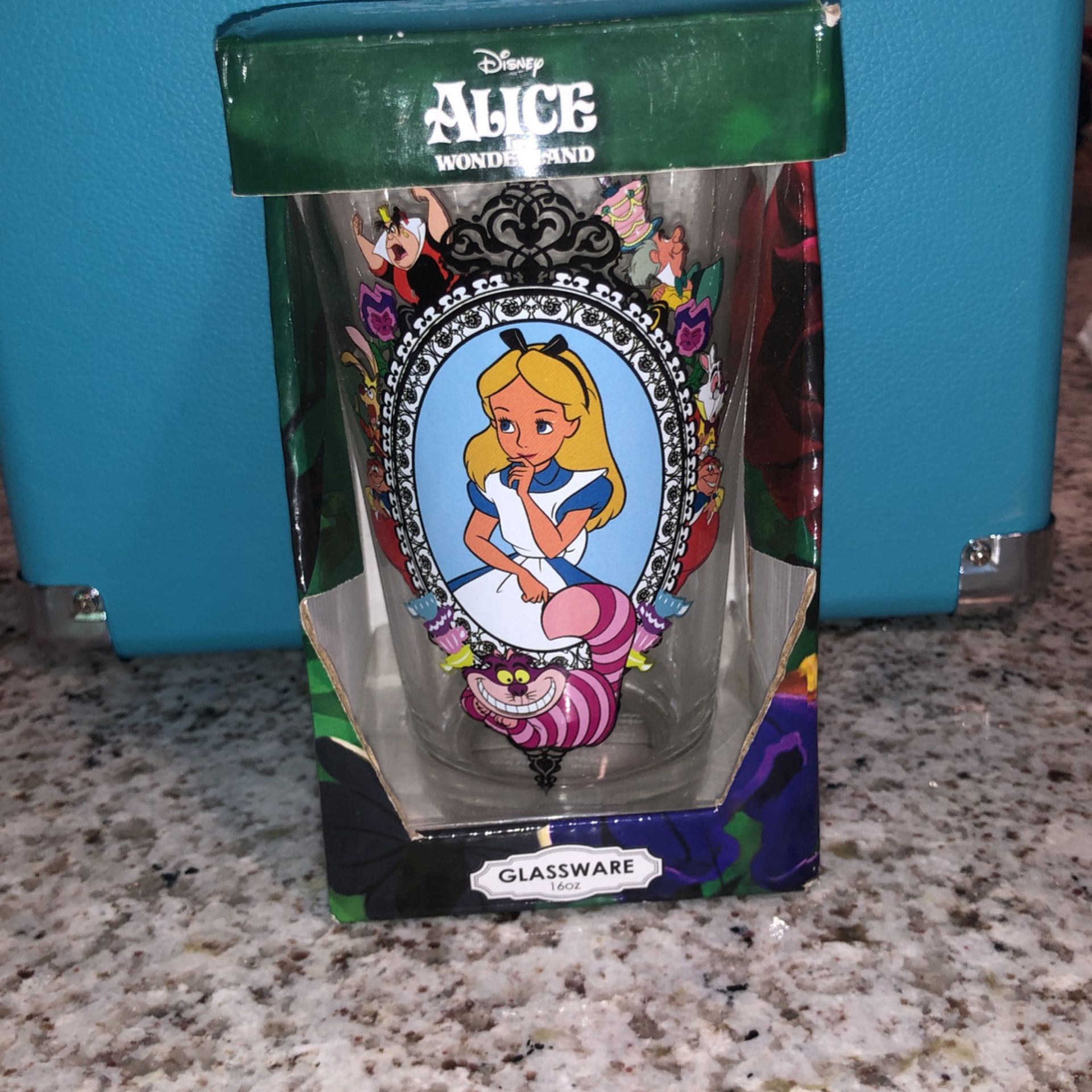 Alice In Wonderland Glassware 