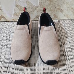 New Merrell Jungle Moc Slip-on Loafers Shoes Women's Size 10 Taupe  J60802 Suede Comfortable