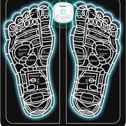 new EMS Foot Massager Mat for Neuropathy - Foot Massager for Pain Plantar Relief, Improve Circulation, Muscle Relaxation, Portable & Rechargeable Feet