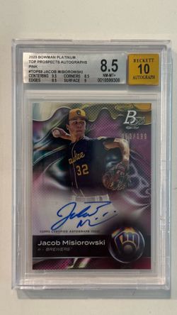 Jacob Misiorowski 2023 Bowman Auto /199 $370 OBO