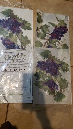 Grape transfer Tuscan style