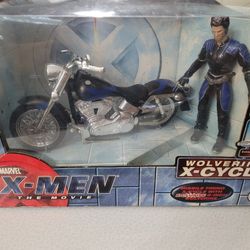 TOY BIZ Marvel X-Men The Movie WOLVERINE X-CYCLE Figure 