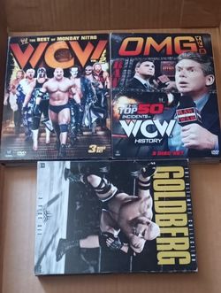 dvd goldberg omg wcw  nitro wwe