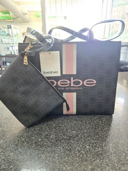 Bebe Los Angeles Tote Bag with Pouch