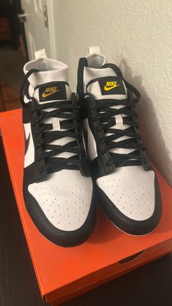 Nike dunk edge cleats black white 10.5 men’s