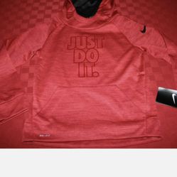 BOYS NIKE THERMA PULLOVER HOODIE JACKET NEW SZ 6