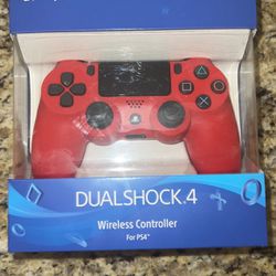 DualShock 4 Wireless Controller For PlayStation 4 - Magma Red for Sale in  Bakersfield, CA - OfferUp