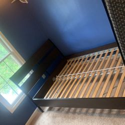 Full Ikea Bed Frame W/ Matching Dreser